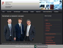 Tablet Screenshot of herburger-partner.at